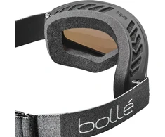 Bollé - freeze plus slidinėjimo akiniai matinė juoda, vermillon juodas chrome cat 3, sniego akiniai unisex suaugusiems, m