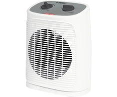 Bomann® hl 6064 cb ventiliatorinis šildytuvas su ventiliatoriaus funkcija, elektrinis šildytuvas su nuolat reguliuojamu termostatu ir 2 šilumos nustatymais, osciliuojantis šildytuvas voniai, virtuvei, garažui