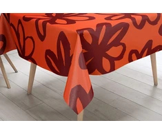 Bonamaison virtuvės dekoratyvinė staltiesė oranžinė bordo 140 x 140 cm - sukurta ir pagaminta Turkijoje