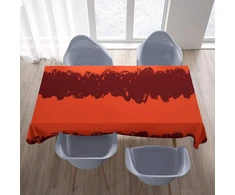 Bonamaison virtuvės dekoratyvinė staltiesė oranžinė bordo 140 x 200 cm - sukurta ir pagaminta Turkijoje