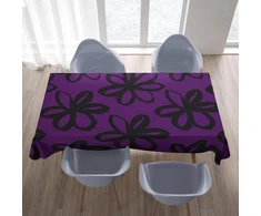 Bonamaison virtuvės dekoratyvinė staltiesė violetinė juoda 140 x 200 cm - sukurta ir pagaminta Turkijoje