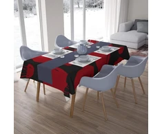 Bonamaison virtuvės dekoratyvinė staltiesė raudona juoda 140 x 200 cm - sukurta ir pagaminta Turkijoje