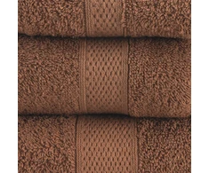 Rankšluostis Boncasa rankšluosčių rinkinys - 100% šukuotinė medvilnė (ne regeneruota) - kokybiškas žiedinis verpimas - švelnus prisilietimas - 450 g/m2 (ruda, 3 dalių rinkinys)