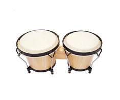 Bongosai Kera Audio Jdb-106-d mediniai natūralūs 15cm 18cm būgneliai