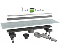 Bonomini Slim linijinis trapas su kvapo sulaikymu, 50 cm