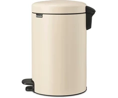 Brabantia Newicon pedalinis kibiras, 12 l, Soft rusvai gelsvas