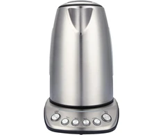 Brandt Bo1202b - Elektrinis virdulys 360° - Talpa 1.7 L - 5 iš anksto nustatytos temperatūros - Apšviesti mygtukai - Laido ritė - Galia 2200 W - Nerūdijantis plienas