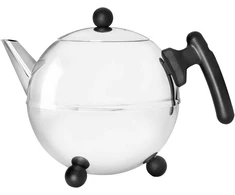 Virdulys Bredemeijer Bella Ronde arbatinukas, 1,2l, juodos detalės