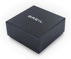 Breil juoda vyriška apyrankė Tj3038, nerūdijantis plienas, sidabro spalvos su juodo cirkonio akmeniu, užsegimas karabinu, ilgis 22 cm, nerūdijantis plienas, kubinis cirkonis