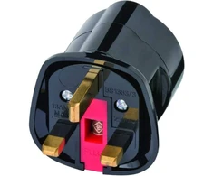 Brennenstuhl 1508533010 maitinimo kištuko adapteris, G tipas (uk), juodas 1508533010, G tipas (uk), 250 V, 13 A, juodas, kištukas/lizdas, lizdinė plokštelė