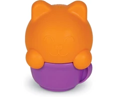Brightkins Kitty Tea Cup Treat Dispenser, skanėstų dozatorius šunims, interaktyvus šunų žaidimas nuo nuobodulio, smegenų lavinimo žaidimas, dovanos šunims, žaidimas šunims gimtadienio proga