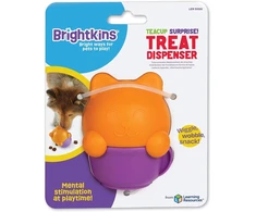 Brightkins Kitty Tea Cup Treat Dispenser, skanėstų dozatorius šunims, interaktyvus šunų žaidimas nuo nuobodulio, smegenų lavinimo žaidimas, dovanos šunims, žaidimas šunims gimtadienio proga