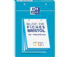 Bristal 2.0 bloknotas su byla 148 x 210 mm perforuotas mažais kvadratėliais 5 x 5 mm 30 lapų mėlynas