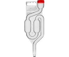 Browin 405590 Maxi kamštis, plastikinis fermentacijos užraktas, fermentacijos vamzdelis, fermentacijos vožtuvas, fermentacijos vamzdelio rinkinys, skaidrus, 2,2 x 6 x 17,4 cm, 1 vnt.