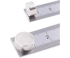 Brudazon 10 mini diskiniai magnetai 10 x 5 mm N52 stipriausio lygio neodimio magnetai itin stiprūs magnetai modelių gamybai, nuotraukoms, lentoms, skelbimų lentoms, šaldytuvams, rankdarbiams, itin stiprus magnetinis diskas