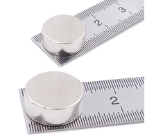 Brudazon 10 mini diskiniai magnetai 12 x 5 mm N52 stipriausio lygio neodimio magnetai itin stiprūs magnetai modelių gamybai, nuotraukoms, lentoms, skelbimų lentoms, šaldytuvams, rankdarbiams, itin stiprus magnetinis diskas