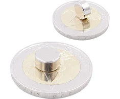 Brudazon 40 mini diskiniai magnetai 8 x 4 mm N52 stipriausio lygio neodimio magnetai itin stiprūs magnetai modeliavimui, nuotraukoms, lentoms, skelbimų lentoms, šaldytuvams, rankdarbiams, itin stiprus magnetinis diskas