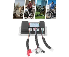 Brushless valdiklis, 1200 W 48 V iki 72 V sinusinės bangos greičio valdiklis, vidinė grandinės apsauga, aliuminio lydinio korpusas, brushless variklio valdiklis elektriniam dviračiui, vežimėliui, numatytasis