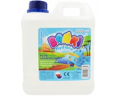 BUBBLE Skystis muilo burbulams gaminti, efektyvus papildymas, butelis 2 litrai