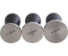 Buddy´s Bar - Barista Edition, Premium grūstuvas, kavos kompresorius, pagrindo skersmuo 53 mm, aukštis: 10 cm, nerūdijantis plienas, espresso štampas 53 mm portafiltrui, kavos grūstuvas su silikoniniu kilimėliu, juodas