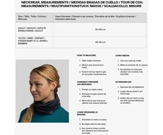 Buff Unisex Original Ecostretch kaklo mova, madingas šalikas