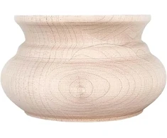 Buko medienos baldų kojelės, 55 mm aukščio, neapdorotos, 4 vnt.