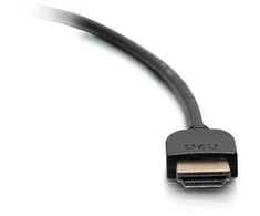 C2g 3 m lankstus didelės spartos hdmi kabelis su žemo profilio jungtimis, suderinamas su XBOX One, XBOX Series S, Blu-ray, Dvd, Ps4, Ps5, Smart Tv, Soundbar ir monitoriais