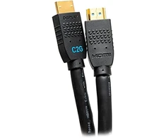 C2g 7.6m Performance Series itin lankstus aktyvus didelės spartos Hdmi® kabelis - 4k 60hz, skirtas montuoti sienoje, Cmg (ft4) įvertintas, suderinamas su XBOX, Blu-ray, Dvd, Ps5, Smart Tv, garso juosta, monitoriais