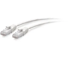 C2g 90cm baltas ethernet kabelis Cat6a itin lankstus maršrutizatoriui, modemui, internetui, wifi dėžutėms, XBOX, ps5, smart tv, sky q, ip kamerai