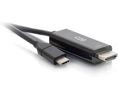 C2g usb c į hdmi, audio ir video adapterio kabelis, usb c kabelis, hdmi kabelis, 4k 60hz, 1 pėda (0.3m), cables to go 26906, juodas