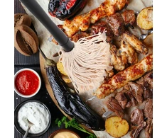 Cabilock šepetys-šluotelė bbq, šepetys griliui, šepetys valymui, šepetys bbq kepiniams, medinis virtuvinis šepetys, šepetys aliejui griliui, šepetys maisto gaminimui, šepetys padažams, šepetys marinavimui, šepetys griliui kepimui, bbq gaminimui