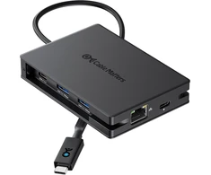 Cable Matters 8-in-1 Usb C šakotuvas su dviem Hdmi prievadais, 140w Pd įkrovimo funkcija, gigabitiniu eternetu, 10g duomenų perdavimu per 3 Usbc ir A, taip pat 1 Usb 2.0