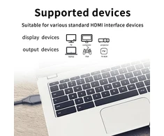 Cablepelado hdmi kabelis 4k hdmi kabelis 2.0 didelio greičio hdmi kabelis 4k ultra hd 2160p (60hz) hdmi kabelis paauksuoti kontaktai suderinamas su pc ps4 ps5 XBOX smart tv juodas 2 metrai