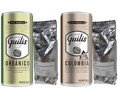 Kavamalė Cafes guilis desde 1928 amantes del cafe natūraliai skrudinta malta kava iš įvairių regionų – 4 skardinių pakuotė po 250 g