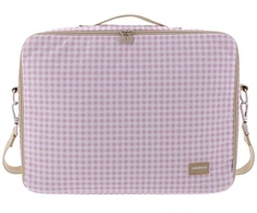 Cambrass - ligoninės krepšys kūdikiui vichy pink