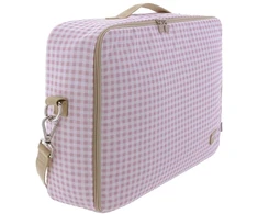 Cambrass - ligoninės krepšys kūdikiui vichy pink