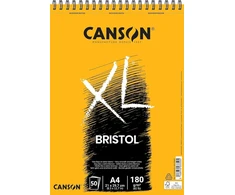 Canson Bristol Extra Baltas A4 popierius, 180gsm, 50 lapų, spiralė