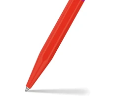 Caran D'ache Paul Smith 849 rutulinis rašiklis, šiltos raudonos/melrouzos rožinės spalvos, aliumininis korpusas, Goliath juodas šerdelis, vidutinis, ilgis: 12,5 cm, Nm0849.337