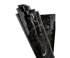 Carbon juoda anglies plėvelė šaltas ledas blizgus 50 x 100 cm