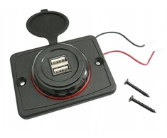 Carcommerce skirstytuvas-įkroviklis 12/24v - 2xusb - 3.1a - Kastor