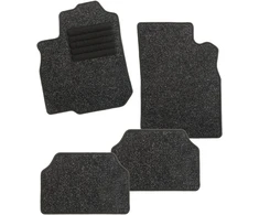 Carfashion Basic Grosgrain C03 Graphite automobilio durų kilimėlis su briaunotu priekiu/galu, be tvirtinimo