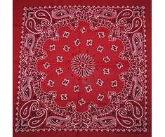Carolina Manufacturing motociklinė skarelė bandana made Usa bordo