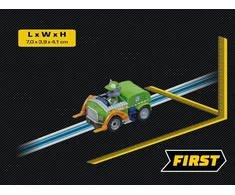 Carrera First Paw Patrol Rocky lenktyninis automobilis 1:50