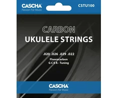 Stiprintuvas Cascha Anglies Pluošto Ukulėlės Stygos - Puikus Garsas