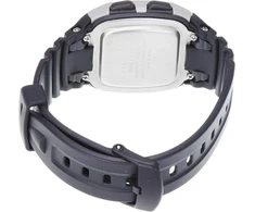 Casio W-96h-1aves skaitmeninis laikrodis su plastikine apyranke