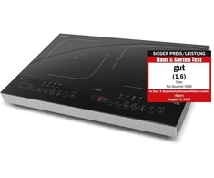 Viryklė Caso Pro Gourmet 3500 mobilioji dviguba indukcinė kaitlentė, testo nugalėtojas Home &amp; Garden Test, maks. 3500 W, 60-240°c, 12 galios lygių, puodams iki 22 cm