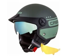 Cassida Handy Chief motociklo šalmas + 2x skydelis, Xs