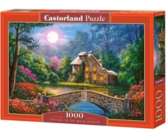Castorland C-104208-2 panoraminė dėlionė „namelis mėnulio sode“, 1000 detalių, įvairiaspalvė