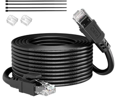 Cat 6 Lan kabelis 30m lauko, atsparus Uv ir vandeniui, 10gbps