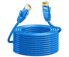 Cat 6a lauko lan kabelis, 30 m tinklo kabelis, lauko vandeniui atsparus tiesioginio įkasimo lldpe ethernet kabelis - 24awg 10gbps 500mhz didelio greičio gigabitinis wifi kabelis